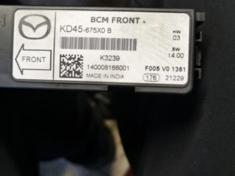 Calculator Confort Mazda 3(BM/BN), CX5, 6 GJ COD KD45-675X0, BCM