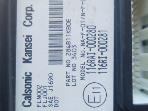 CALCULATOR CONFORT Modul Nissan Juke 2011 cod 116RAI-000280