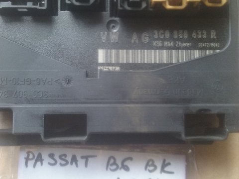 Calculator confort Passat B6, 1,9 BXE cod 3C0959433R