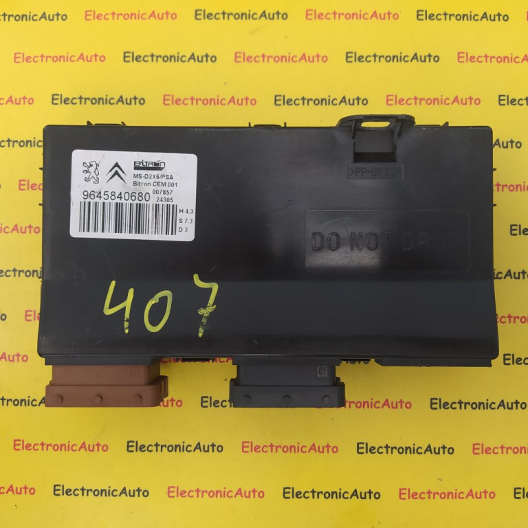 Calculator Confort Peugeot 407, 9645840680