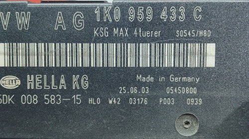 Calculator confort Vw Audi Seat Skoda 1k