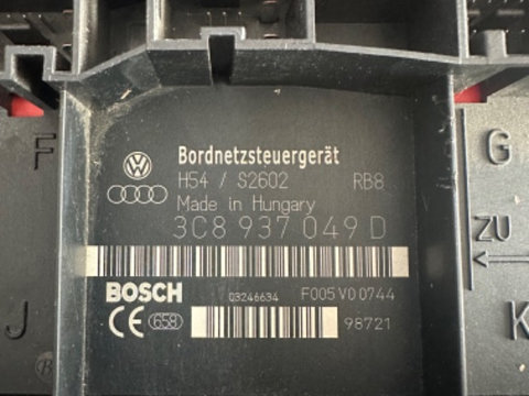 Calculator confort VW Passat B6 cod 3C8 937 049 D / 3C8937049D