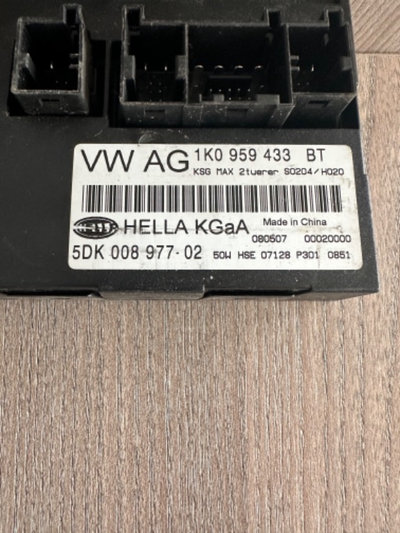 Calculator confort VW /Skoda cod 1K0 959 433 BT / 