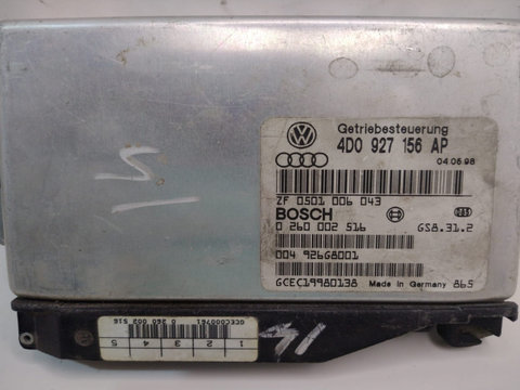 Calculator cutie viteza Audi A8 0260002516, 4D0927156AP Bosch Audi A8 D2/4D [1994 - 1999]