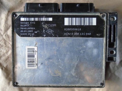 Calculator Dacia Solenza / Papuc 1.9 Diesel, Cod: 8200359818