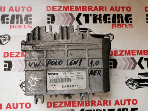 Calculator de motor 030906027E Bosch 0261203931/932 Volkswagen Polo 6N 1.0 AER