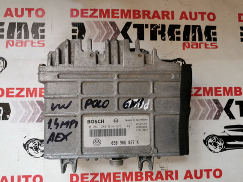 Calculator de motor 030906027K Bosch 0261203914/915 Volkswagen Polo 6N 1.4mpi AEX