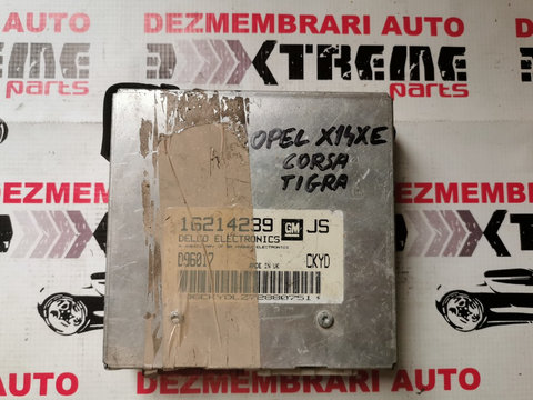 Calculator de motor 16214239 JS Delco Opel Tigra A 1.4 16v X14XE