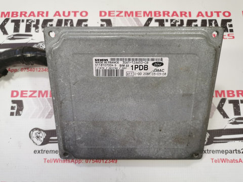 Calculator DE MOTOR 3S61-12A650-CB Siemens S118107002F D SIM22 Ford Fiesta mk5 1.4tdci F6JA