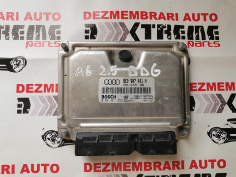 Calculator de motor 8E0907401M Bosch 0281011255 Audi A4 B6 2.5 tdi euro4 163cp BDG