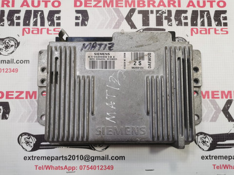 Calculator de motor K1150000010E Siemens Daewoo Matiz