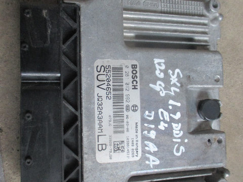Calculator ECU 0281012992 (658) 55204652 Suzuki SX4 1.9 DDIS 120cp 4x4 cod motor D19AA 2006 2007 2008 2009...