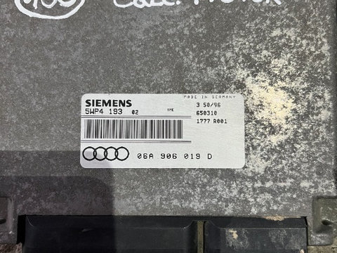 Calculator ECU Audi A3 1.6 Benzina COD: 5WP4193 02 /06A906019D