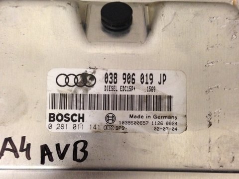 Calculator ECU audi A4 1.9 TDI cod motor AVB