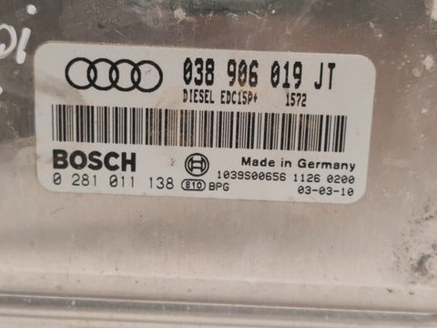 Calculator ECU Audi A4 B6 1.9 tdi AVF