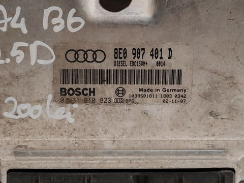 Calculator ECU Audi A4 B6 2.5 tdi