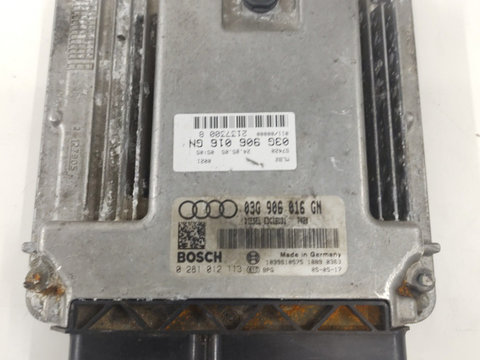 Calculator ECU Audi A4 B7 03G906016GN 03G 906 016 GN 0281012133