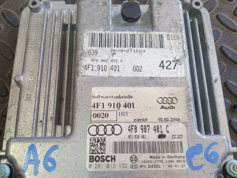 Calculator ecu Audi A6 Cod 4F0907401C