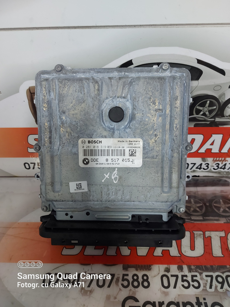 Calculator ECU BMW X6 E71 3.0 Motorina 2012, 8517015 / 8517015-01 / 0281018319 / 0 281 018 319