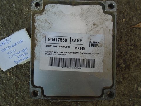 Calculator ECU Chevrolet Kalos 1.4 B DIN 2005-COD-96417550