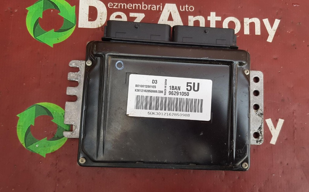 Calculator ECU Daewoo Matiz 0.8 cod 96291050 S010012001E5