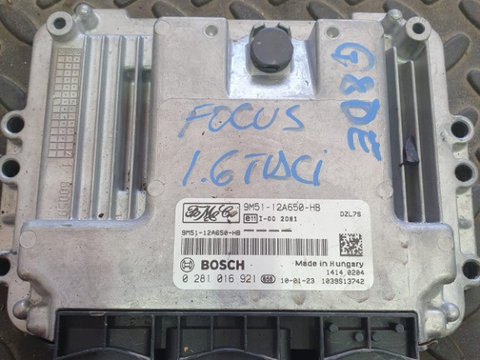 Calculator ecu Ford Focus 1.6 Tdci Cod 0281016921