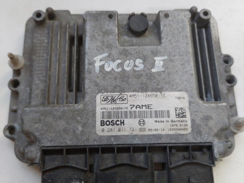 Calculator ECU FORD FOCUS II Saloon (DA_, FCH, DH) [ 2005 - > ] OEM 0281011701