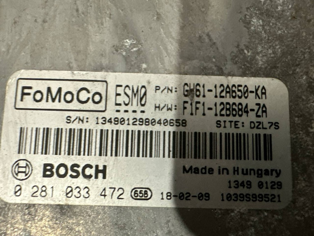 Calculator ECU GV61-12A650-KA Ford Trans