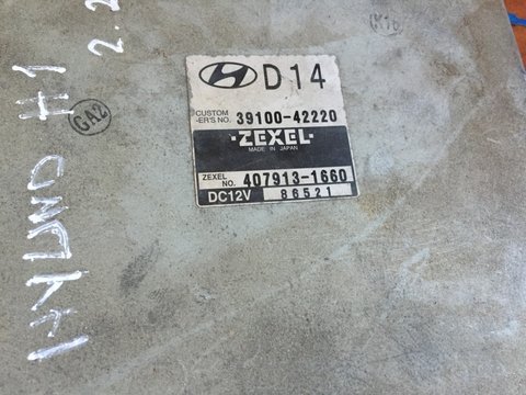 Calculator ecu hyundai h-1