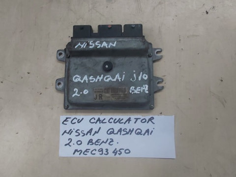 Calculator ECU / MEC 93450 / Nissan Qashqai / 2.0 benzina / 2007-2013