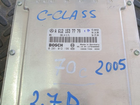 Calculator ecu Mercedes C-class 2.7 Cdi Cod A6121537779