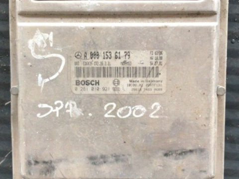 Calculator ECU Mercedes Sprinter 2.2 CDI 2001 2002 2003 cod A0001536179