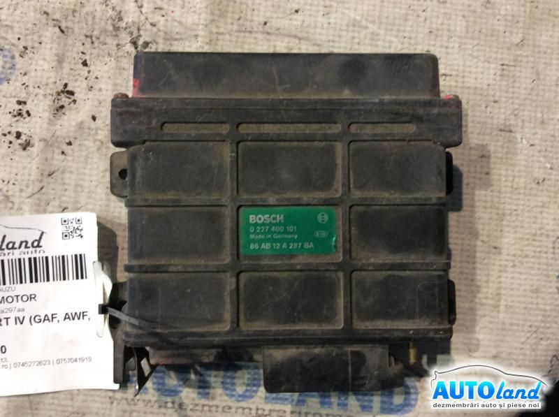 Calculator Ecu Motor 0227400101 1.6 Inj Mecanica, 86ab12a297aa Ford ESCORT IV GAF,AWF,ABFT 1985-1990