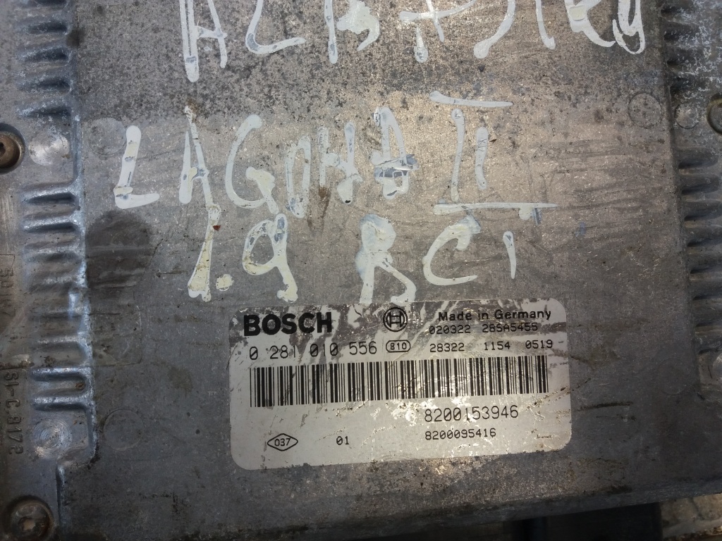 Calculator ECU motor 0281010556, Renault Laguna II 1.9DCI, PARC AUTORIZAT