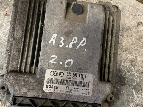 Calculator ECU motor Audi A3 8P 03G906016G EDC2+U1 0281011364