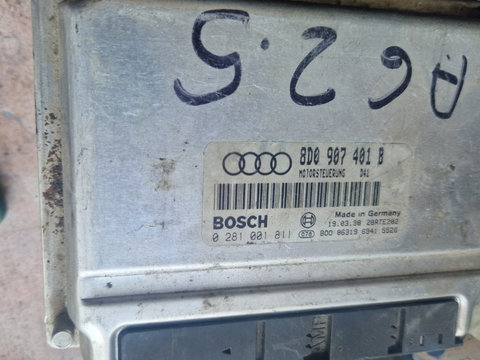 Calculator ECU motor Audi A6 C5 cod 8D0907401B 401BD41 0281001811