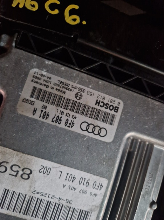 Calculator ECu motor Audi A6 C6 Bosch 02