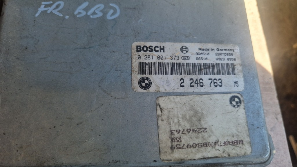 Calculator ECu motor BMW E39 2.5d 2.5 diesel 0281001373 2246763 Bosch