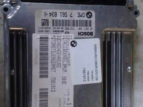 Calculator ecu motor BMW E90 E87 cod dme7561834
