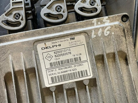 Calculator ECU motor Dacia Logan 1.5 dci diesel Delphi 8200513113 8200593576 DCM1.2