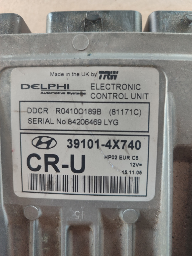 CALCULATOR ECU MOTOR DELPHI TERRACAN 2.9 163CP 39101-4X740 R0410C189B 81171C