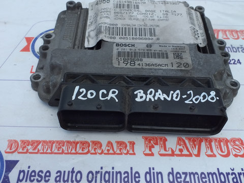 CALCULATOR ECU MOTOR FIAT BRAVO 1.9 AN2008 cod 51809688/0281013579