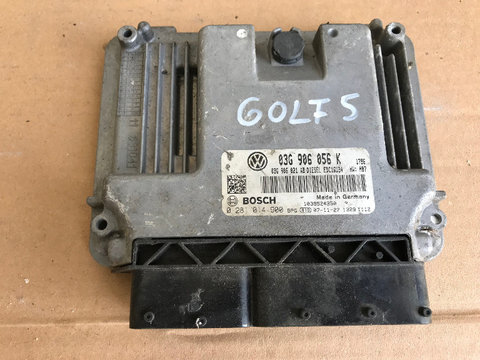 Calculator ecu motor golf 5 1.9 tdi bls 2004 - 2009 cod: 03g906056k
