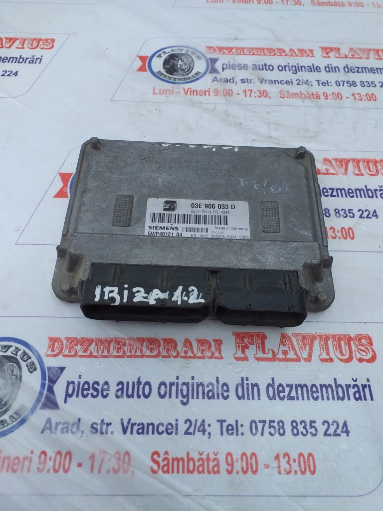 CALCULATOR ECU MOTOR SEAT IBIZA 1.2 BENZINA COD03E906033D