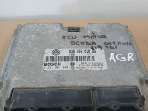 Calculator ECU motor Skoda Octavia (1U4) 1.9 TDI AGR 1998