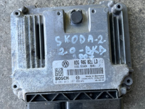 Calculator ECU Motor Skoda Octavia 2 Facelift Cod 1.6 CAY 1,9 BXE 2.0 BKD 03G906021LD 03L906023LP 03G906021LB