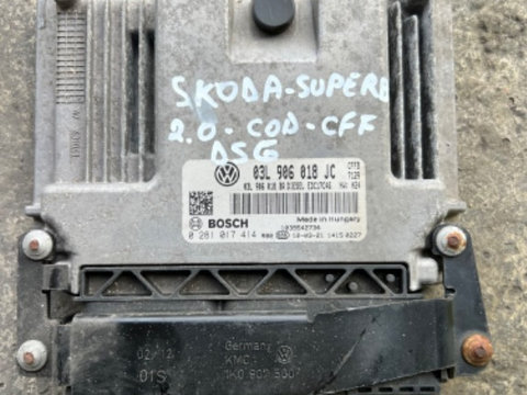 Calculator ECU Motor Skoda Superb 2 -1.9 2.0 Diesel Cod CFF BXE / 03G906021QM / 03L906018JC