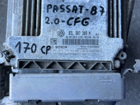 Calculator ECU Motor Volkswagen Passat B7 Golf 6 2.0 Diesel Cod CFF / 03L907309N