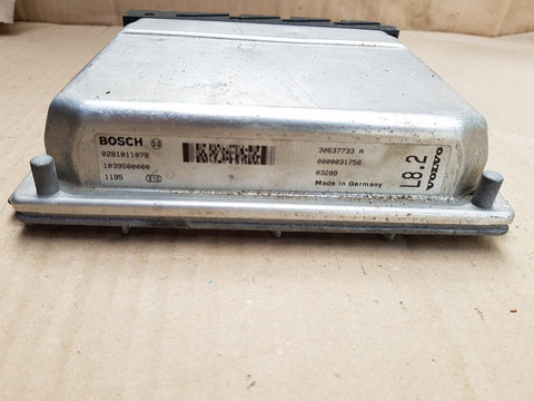 Calculator ECU motor Volvo S60 I (384) 2.4 D5, cod 0281011078 1039S00000 30637733A 30637733 A L8.2