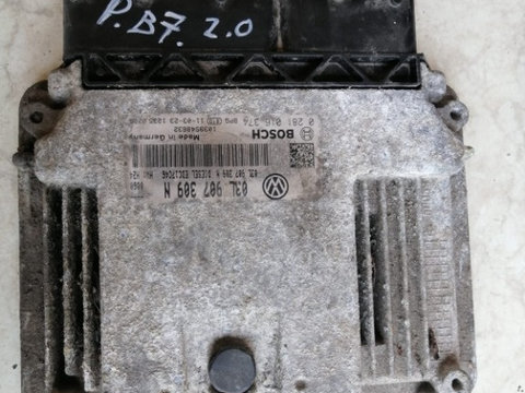 Calculator ECU motor Vw Passat B7 2.0 tdi diesel 03L907309N Bosch 0281016374